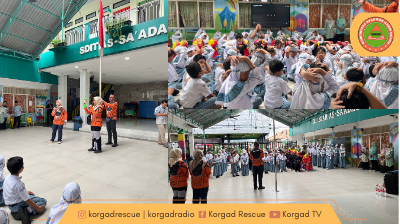 Sosialisasi Siaga Gempa TK As-Sa'adah Condet, Jakarta Timur