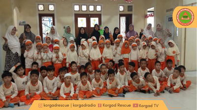 Sosialisasi Siaga Gempa TK Baitussalam, Taman Kebalen, Bekasi